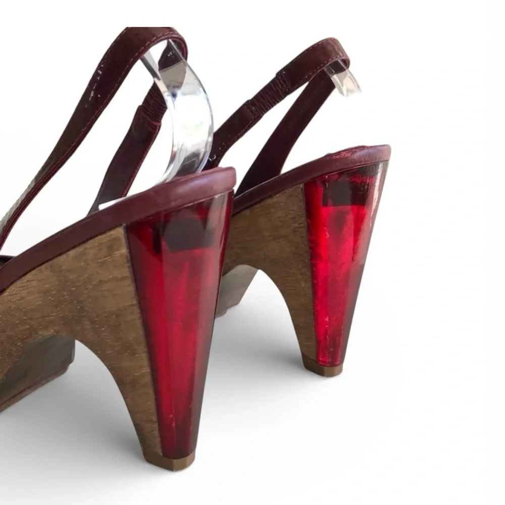 Kenneth Cole NY Burgundy Heels